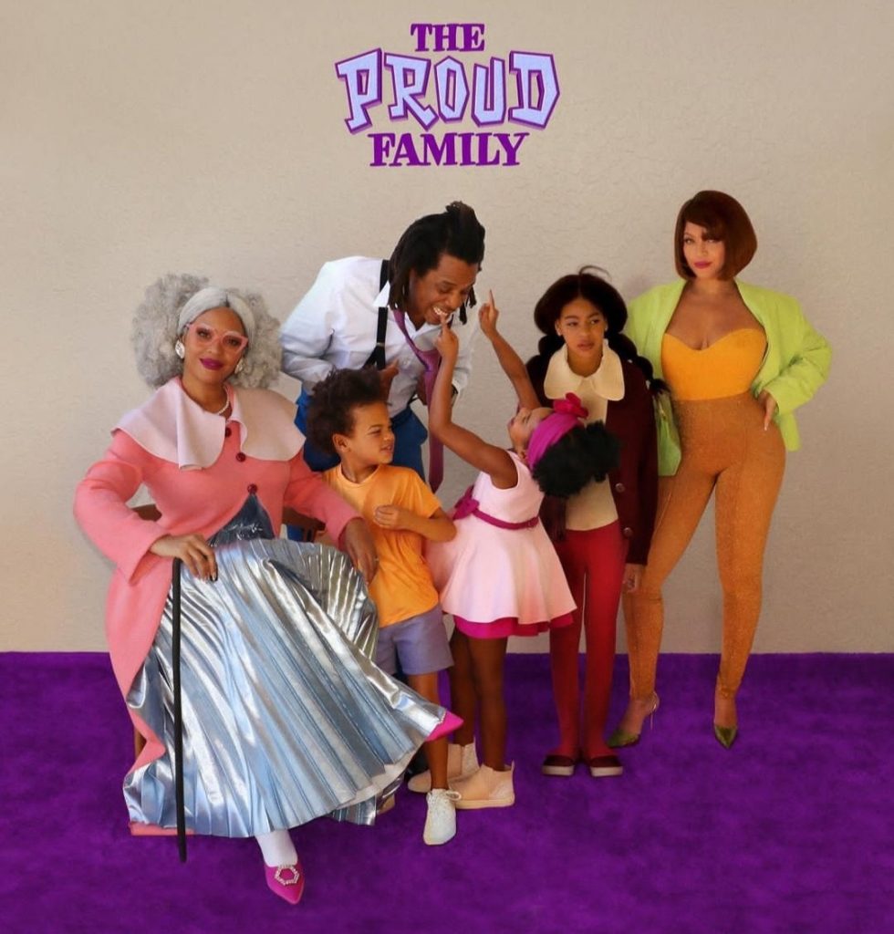 Beyonce shares lovely photo of her family’s Halloween look