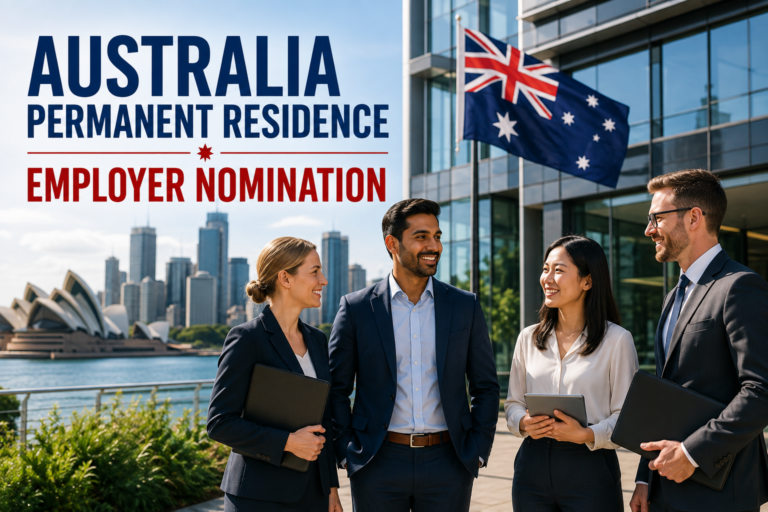 Skilled professional working in Australia through employer nomination and permanent residence