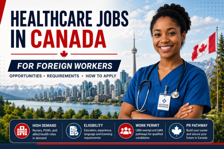 Healthcare professional working in Canada