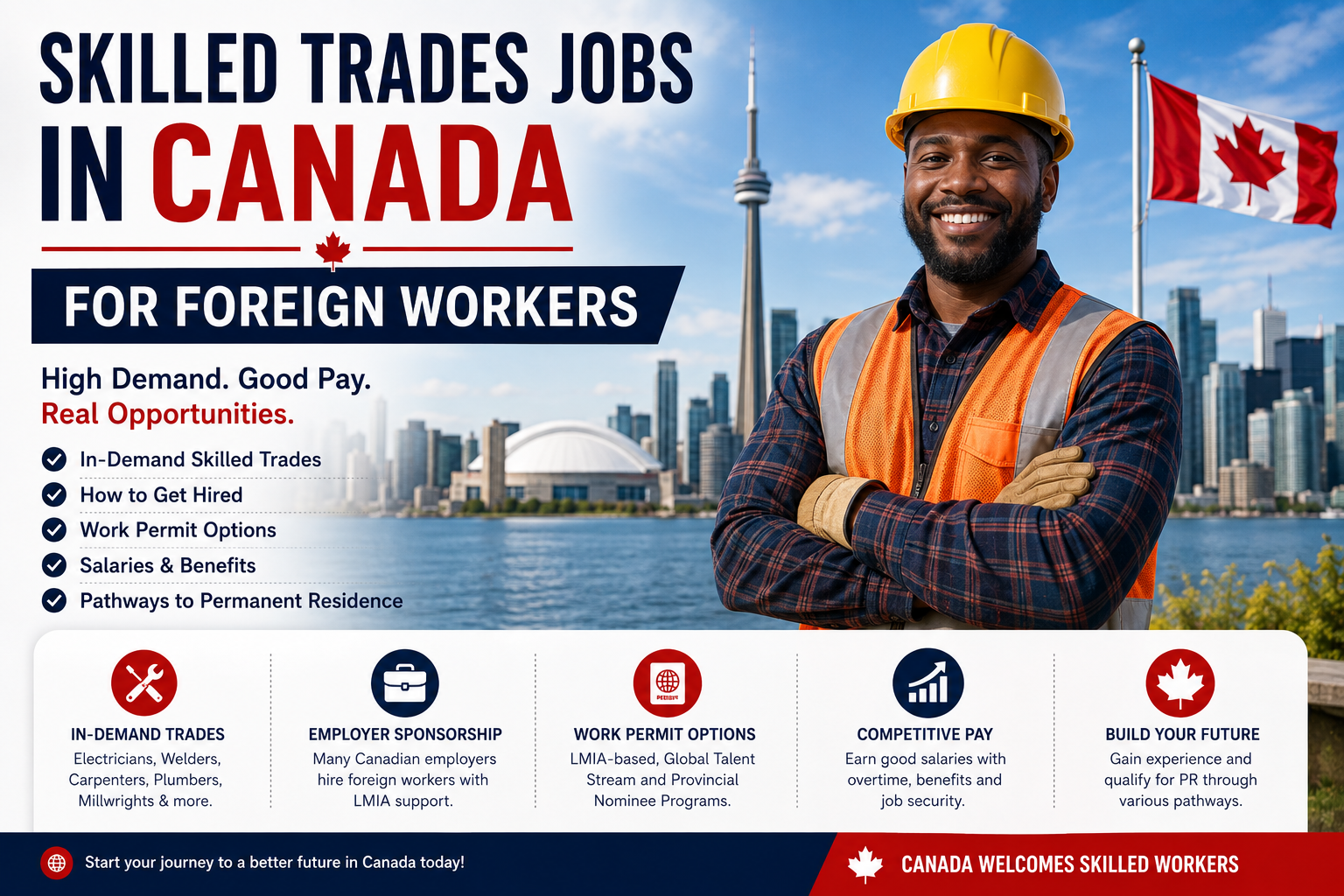 Skilled Trades Jobs in Canada for Foreign Workers