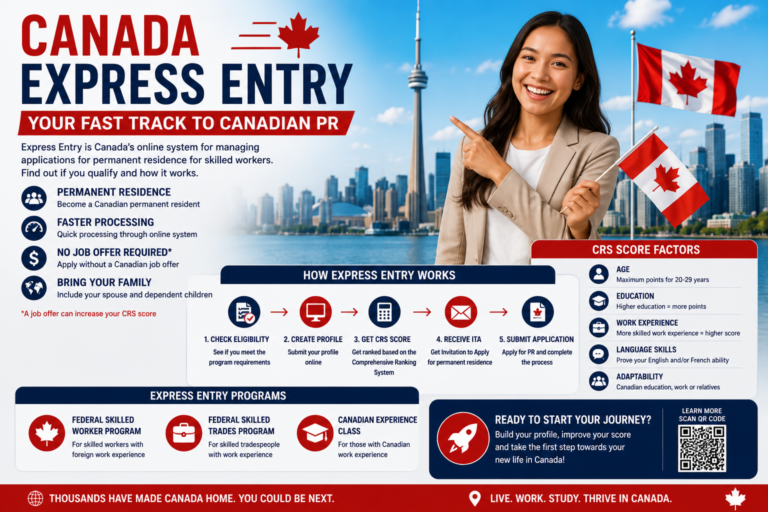 Canada Express Entry permanent residence for skilled workers