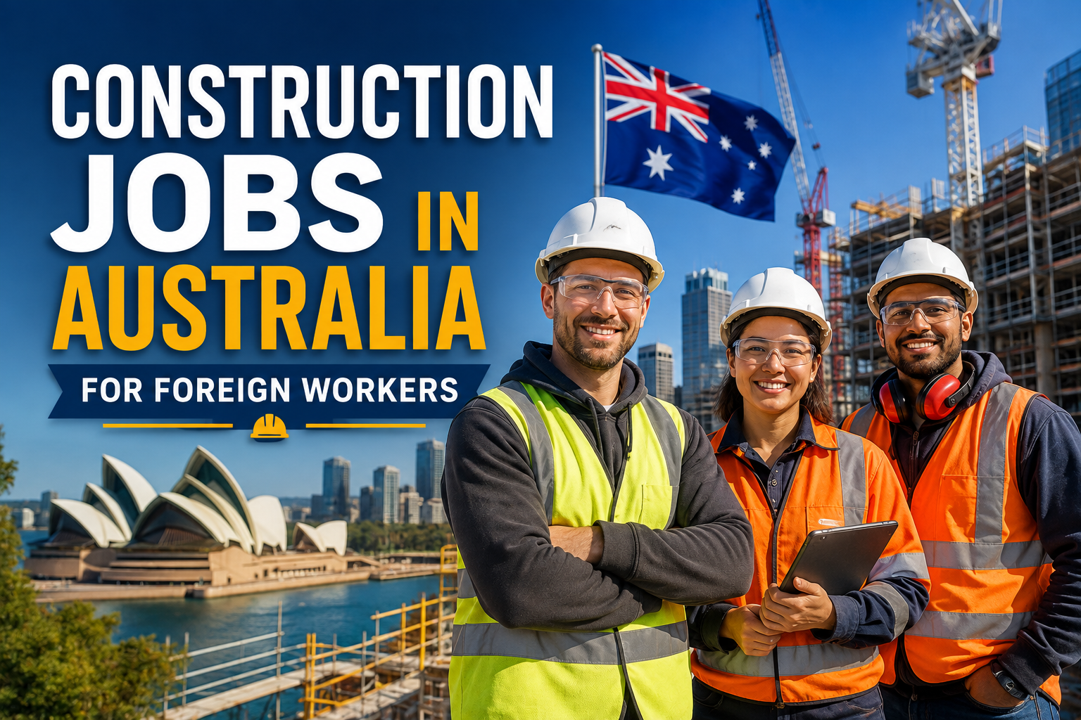 Construction Jobs in Australia for Foreign Workers